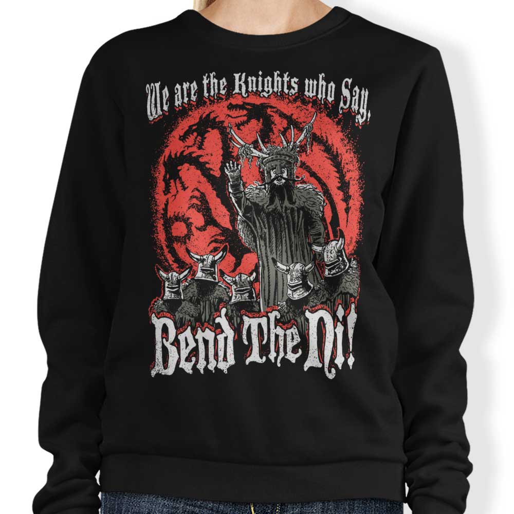 Bend the Ni - Adult & Kids T-Shirts, Sweatshirts & Hoodies apparel design preview 1