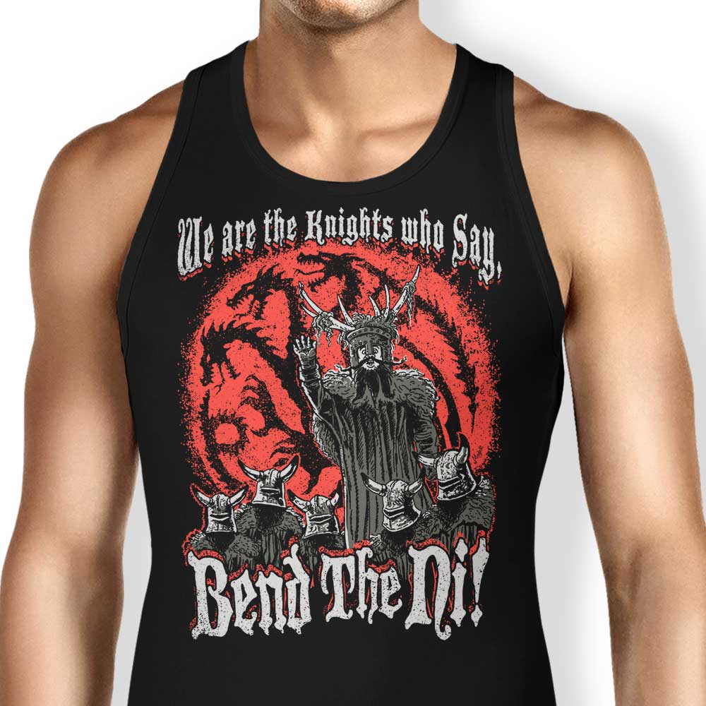 Bend the Ni Tank Top - Adult & Kids T-Shirts, Sweatshirts & Hoodies apparel design preview 1