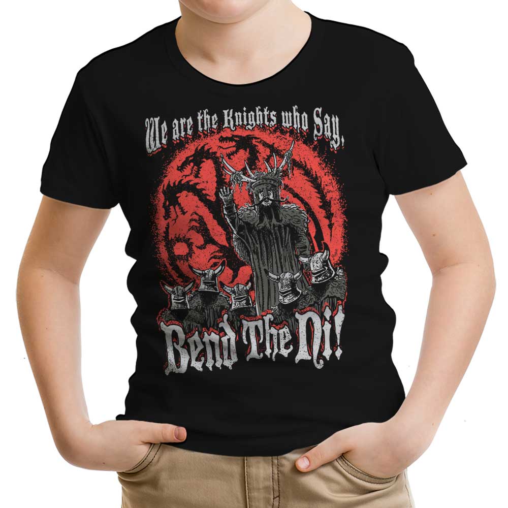 Bend the Ni Youth Apparel - Adult & Kids T-Shirts, Sweatshirts & Hoodies apparel design preview 1
