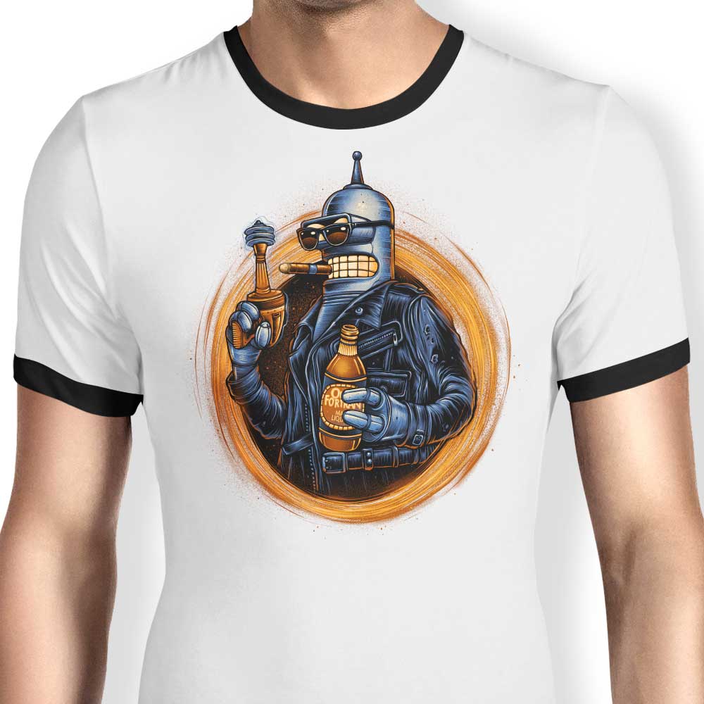 Benderminator Ringer - Adult & Kids T-Shirts, Sweatshirts & Hoodies apparel design preview 1