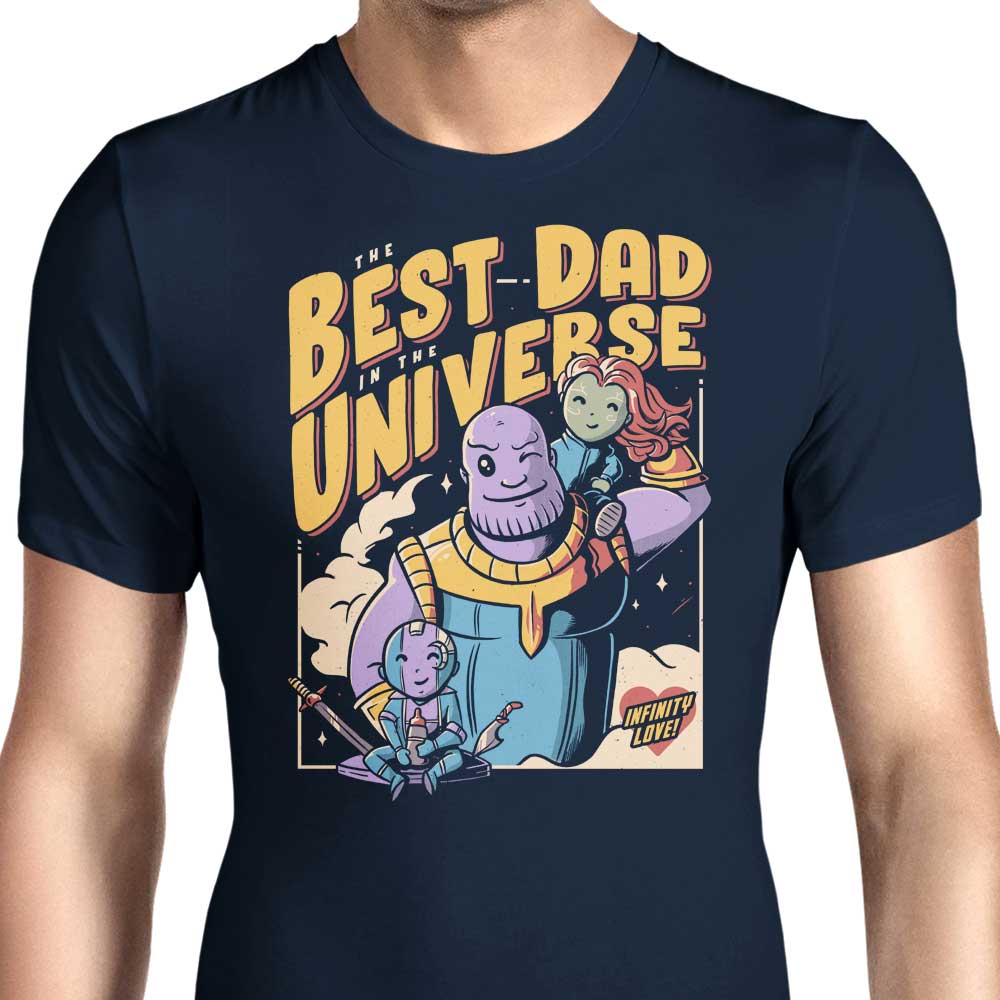 Best Dad in the Universe Men's Apparel - Adult & Kids T-Shirts, Sweatshirts & Hoodies apparel design preview 1