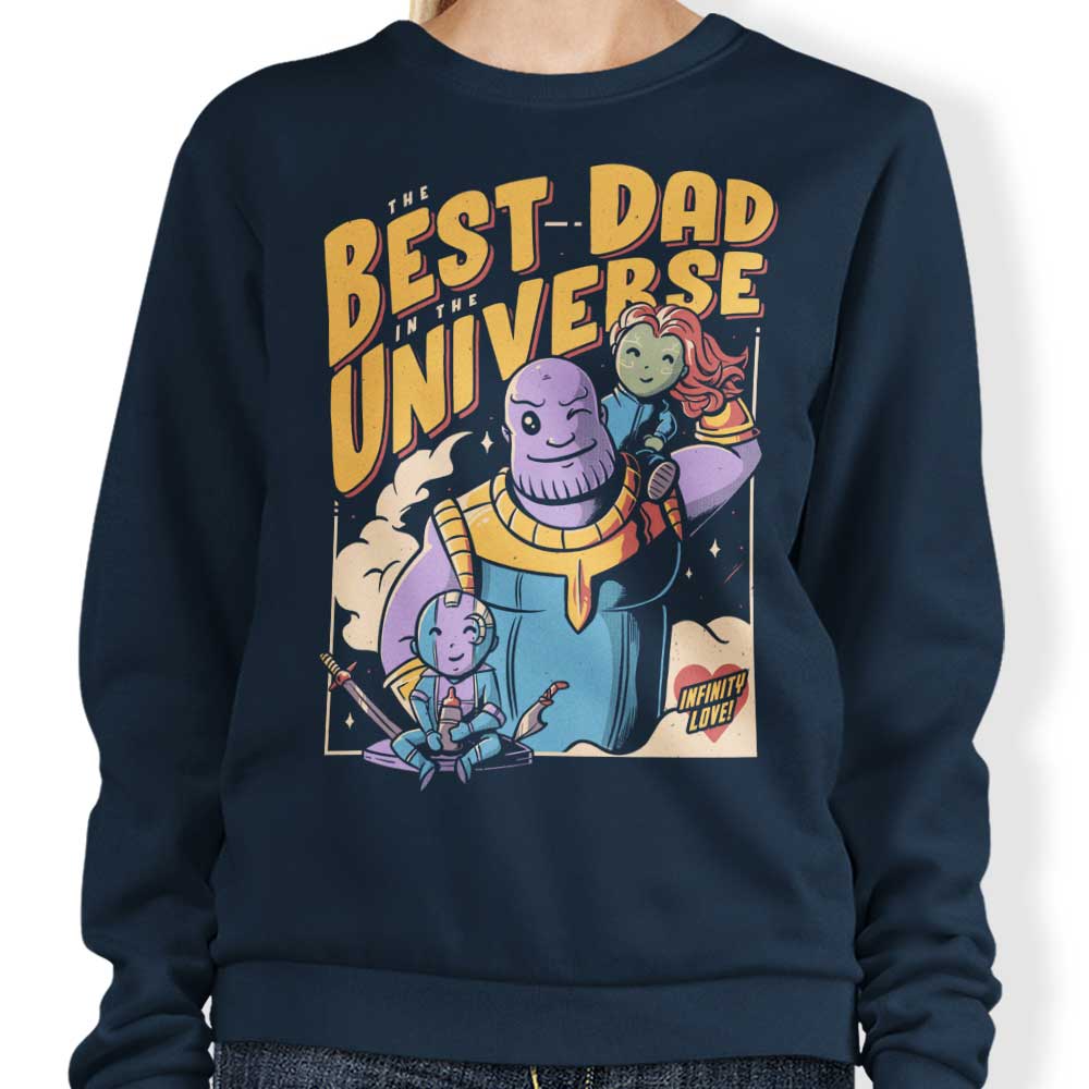 Best Dad in the Universe - Adult & Kids T-Shirts, Sweatshirts & Hoodies apparel design preview 1