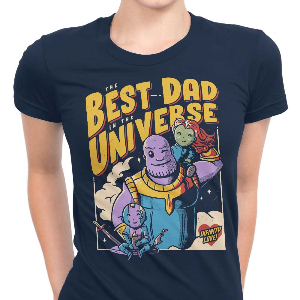 Best Dad in the Universe Women's Apparel - Adult & Kids T-Shirts, Sweatshirts & Hoodies apparel design preview 1