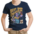 Best Dad in the Universe Youth Apparel - Adult & Kids T-Shirts, Sweatshirts & Hoodies apparel design preview 1