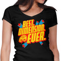 Best Dimension Ever Women's V-Neck - Adult & Kids T-Shirts, Sweatshirts & Hoodies apparel design preview 1