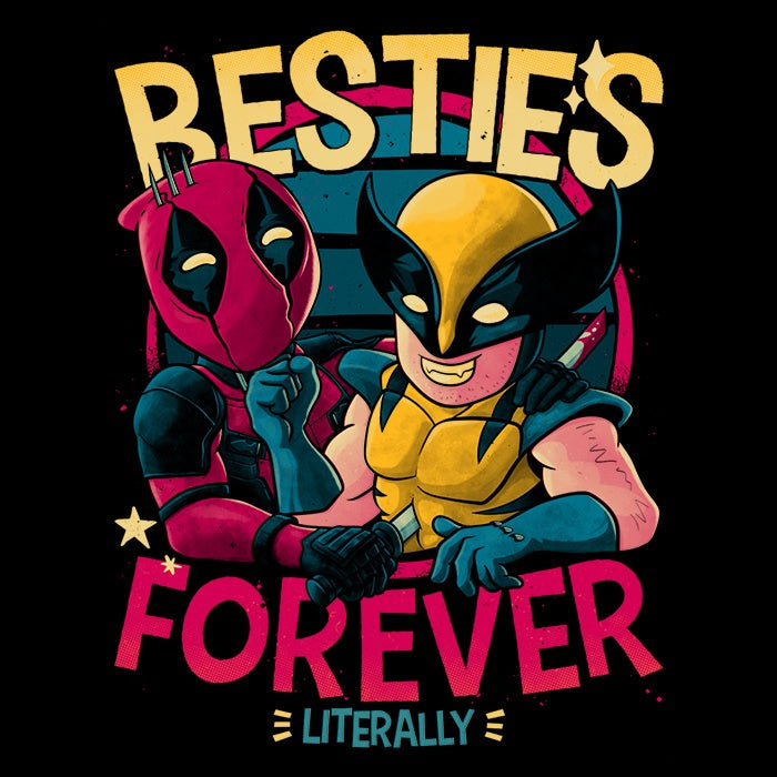 Besties Forever Coasters - Adult & Kids T-Shirts, Sweatshirts & Hoodies apparel design preview 1