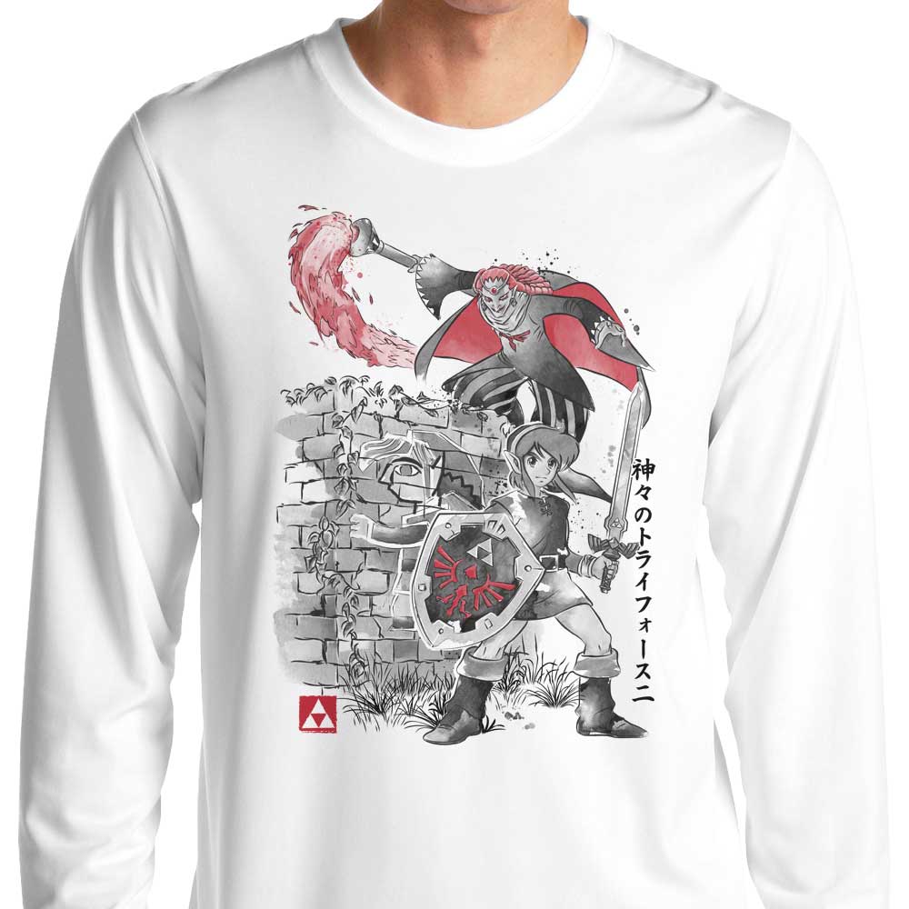 Between Worlds Sumi-e - Adult & Kids T-Shirts, Sweatshirts & Hoodies apparel design preview 1
