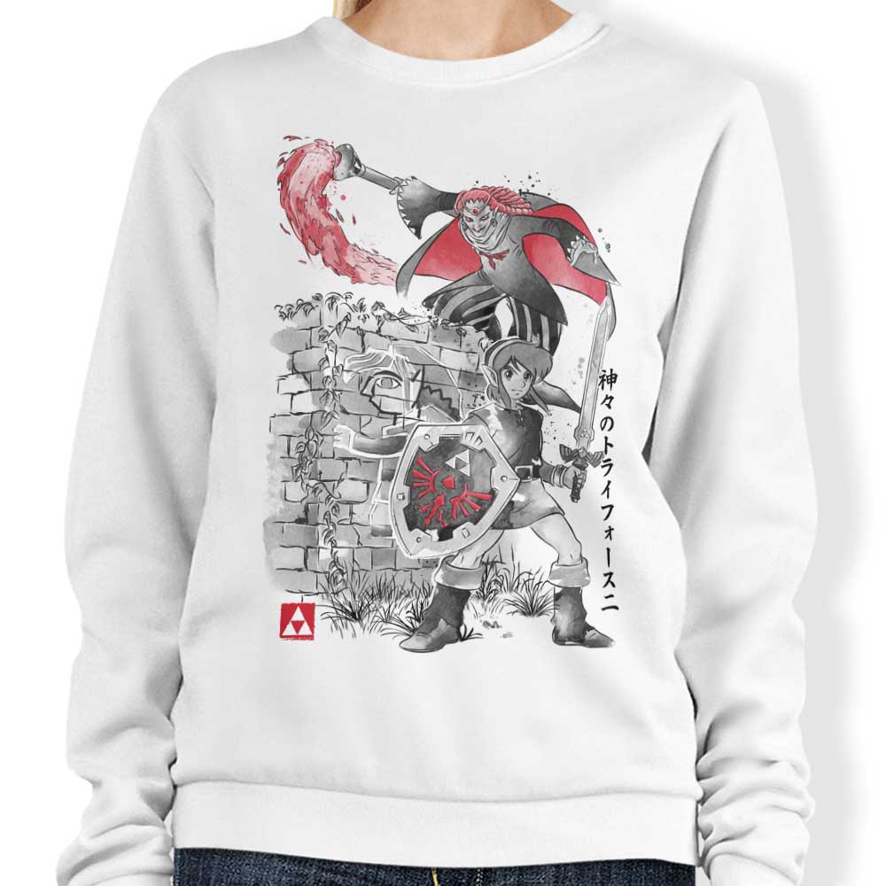 Between Worlds Sumi-e - Adult & Kids T-Shirts, Sweatshirts & Hoodies apparel design preview 1