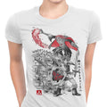 Between Worlds Sumi-e Women's Apparel - Adult & Kids T-Shirts, Sweatshirts & Hoodies apparel design preview 1