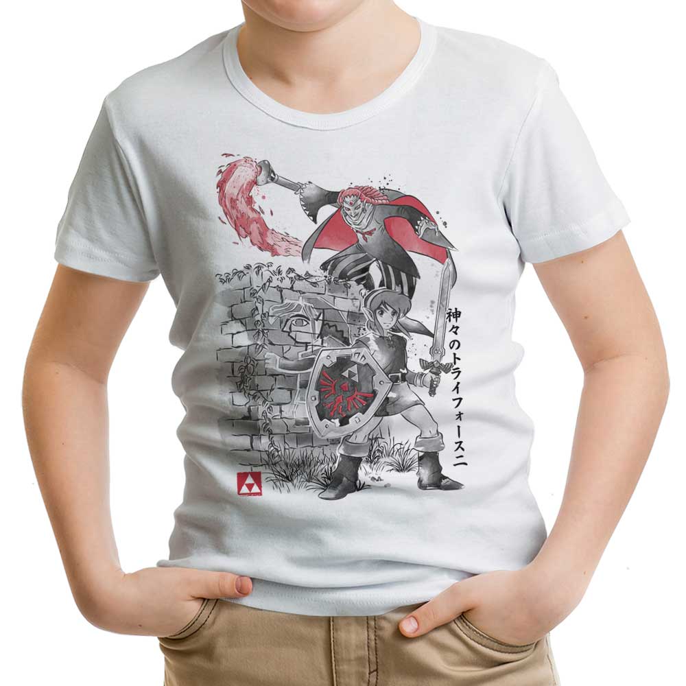 Between Worlds Sumi-e Youth Apparel - Adult & Kids T-Shirts, Sweatshirts & Hoodies apparel design preview 1