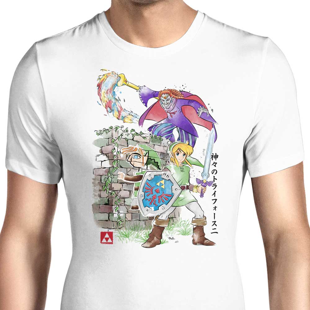 Between World's Watercolor Men's Apparel - Adult & Kids T-Shirts, Sweatshirts & Hoodies apparel design preview 1