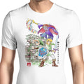 Between World's Watercolor Men's Apparel - Adult & Kids T-Shirts, Sweatshirts & Hoodies apparel design preview 1
