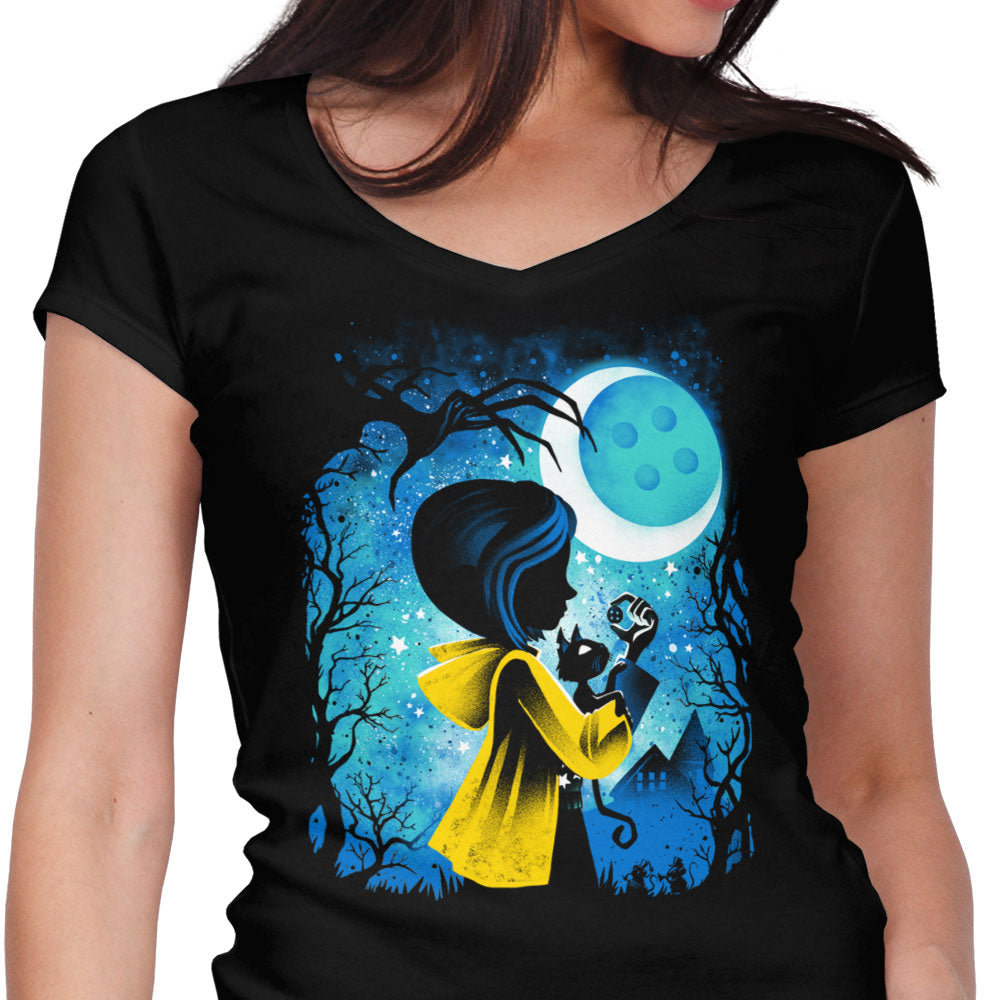 Beware the Other Mother Women's V-Neck - Adult & Kids T-Shirts, Sweatshirts & Hoodies apparel design preview 1