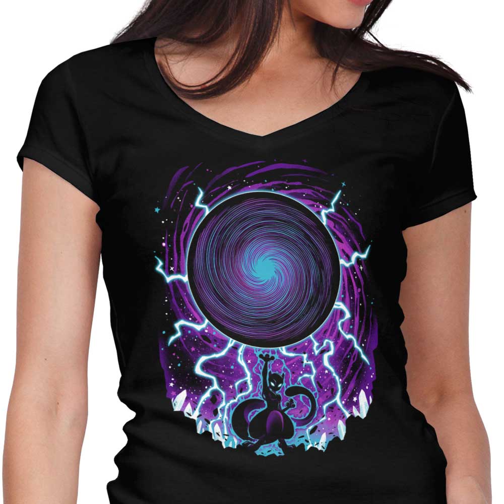Big Shadow Ball Women's V-Neck - Adult & Kids T-Shirts, Sweatshirts & Hoodies apparel design preview 1