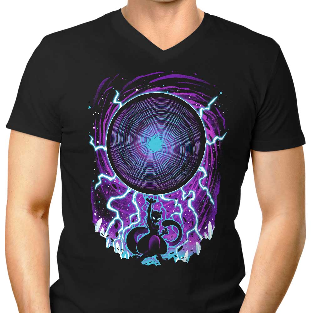 Big Shadow Ball Men's V-Neck - Adult & Kids T-Shirts, Sweatshirts & Hoodies apparel design preview 1