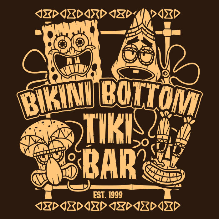 Bikini Bottom Tiki Bar Men's Apparel - Adult & Kids T-Shirts, Sweatshirts & Hoodies apparel design preview 2