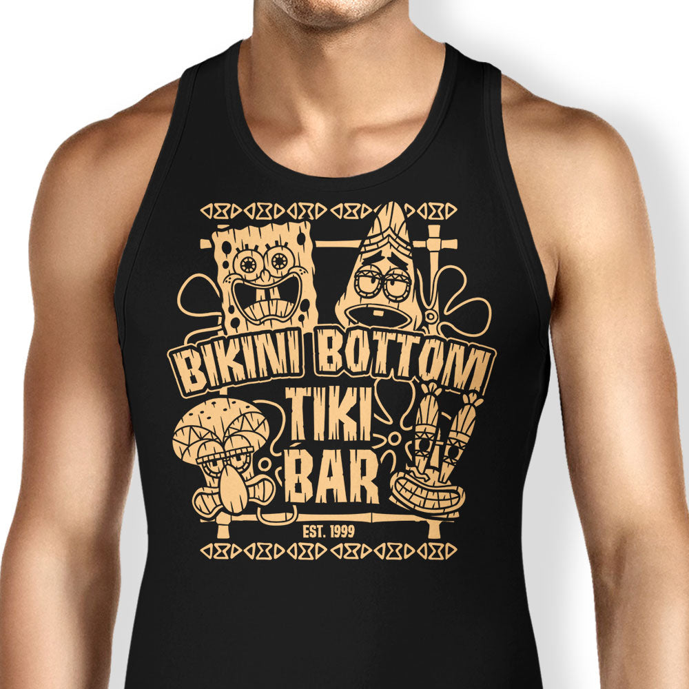 Bikini Bottom Tiki Bar Tank Top - Adult & Kids T-Shirts, Sweatshirts & Hoodies apparel design preview 1