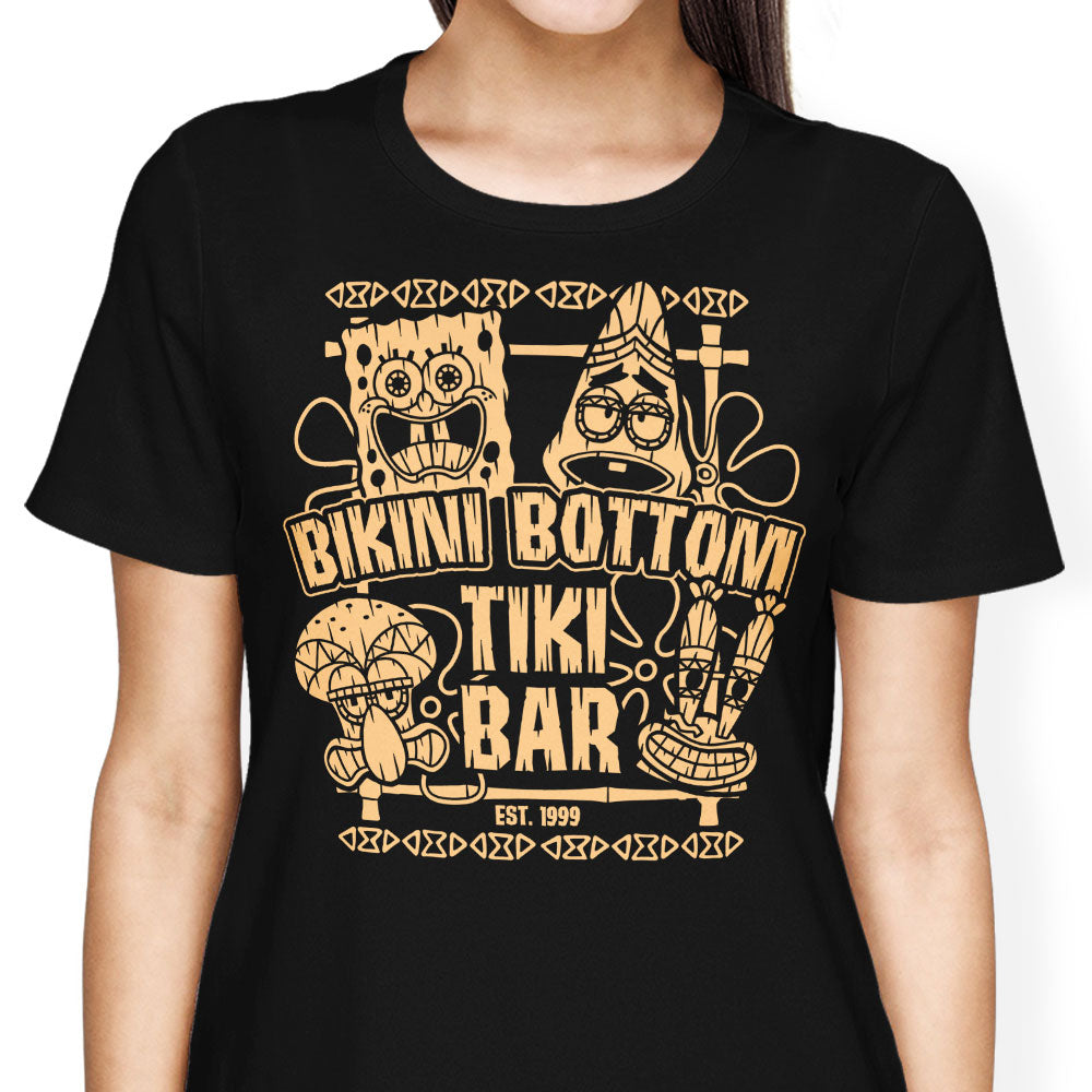 Bikini Bottom Tiki Bar Women's Apparel - Adult & Kids T-Shirts, Sweatshirts & Hoodies apparel design preview 1
