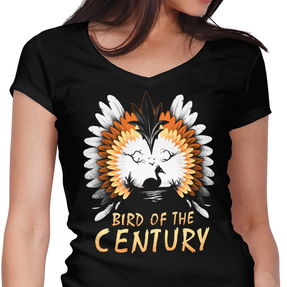Bird of the Century Women's V-Neck - Adult & Kids T-Shirts, Sweatshirts & Hoodies apparel design preview 2