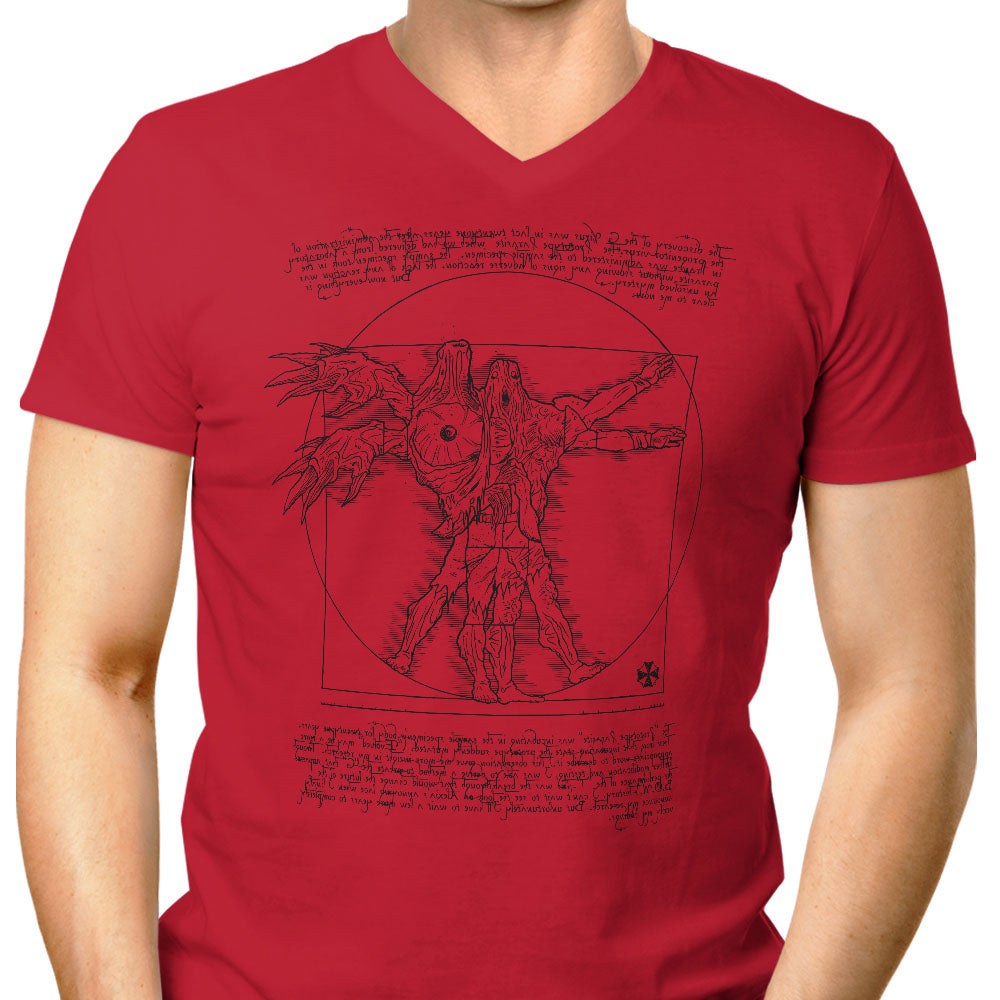 Birkin Vitruvian Men's V-Neck - Adult & Kids T-Shirts, Sweatshirts & Hoodies apparel design preview 1