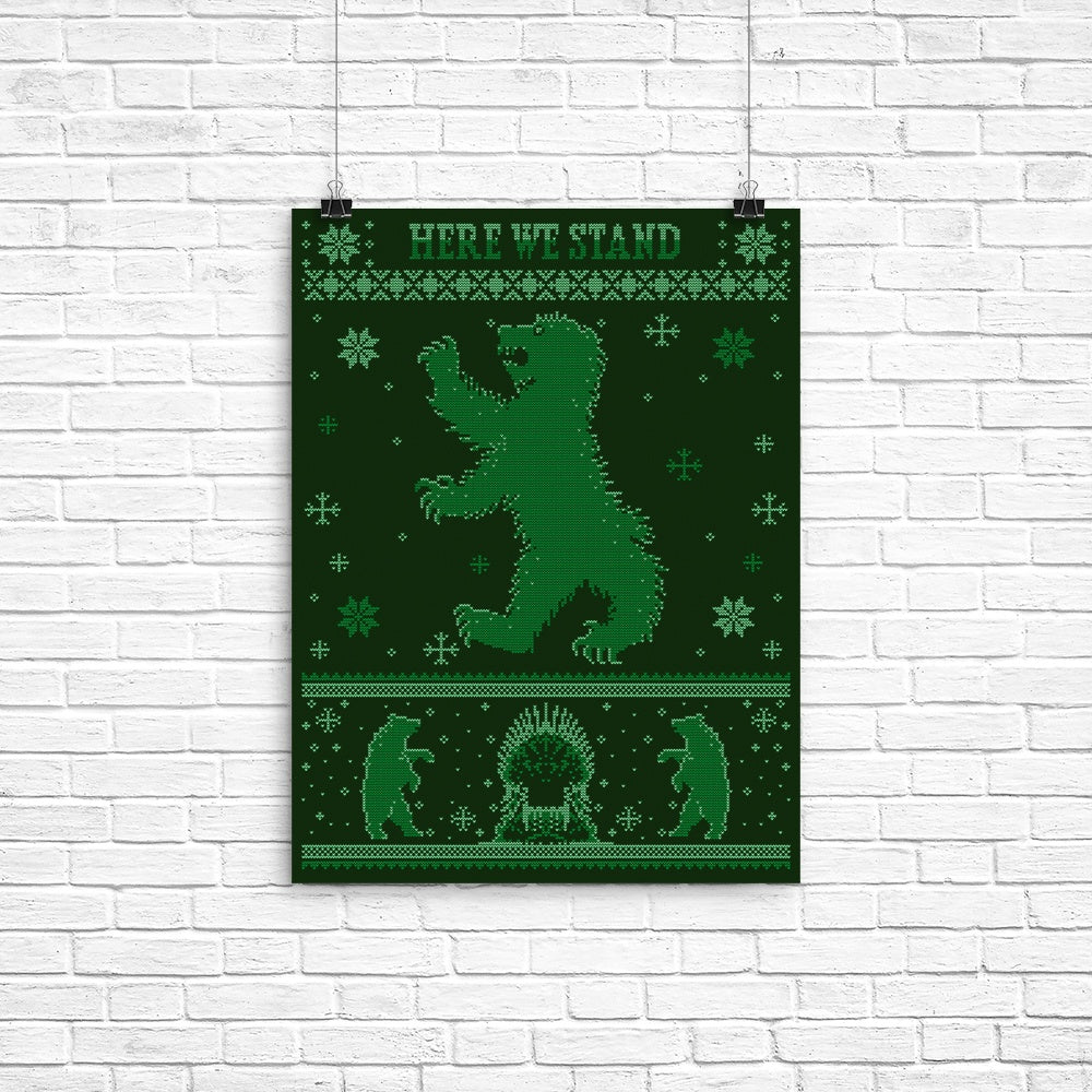 Black Bear Sweater Poster - Adult & Kids T-Shirts, Sweatshirts & Hoodies apparel design preview 1