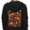 Black Cats Pumpkin Party - Adult & Kids T-Shirts, Sweatshirts & Hoodies apparel design preview 1