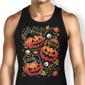 Black Cats Pumpkin Party Tank Top - Adult & Kids T-Shirts, Sweatshirts & Hoodies apparel design preview 1