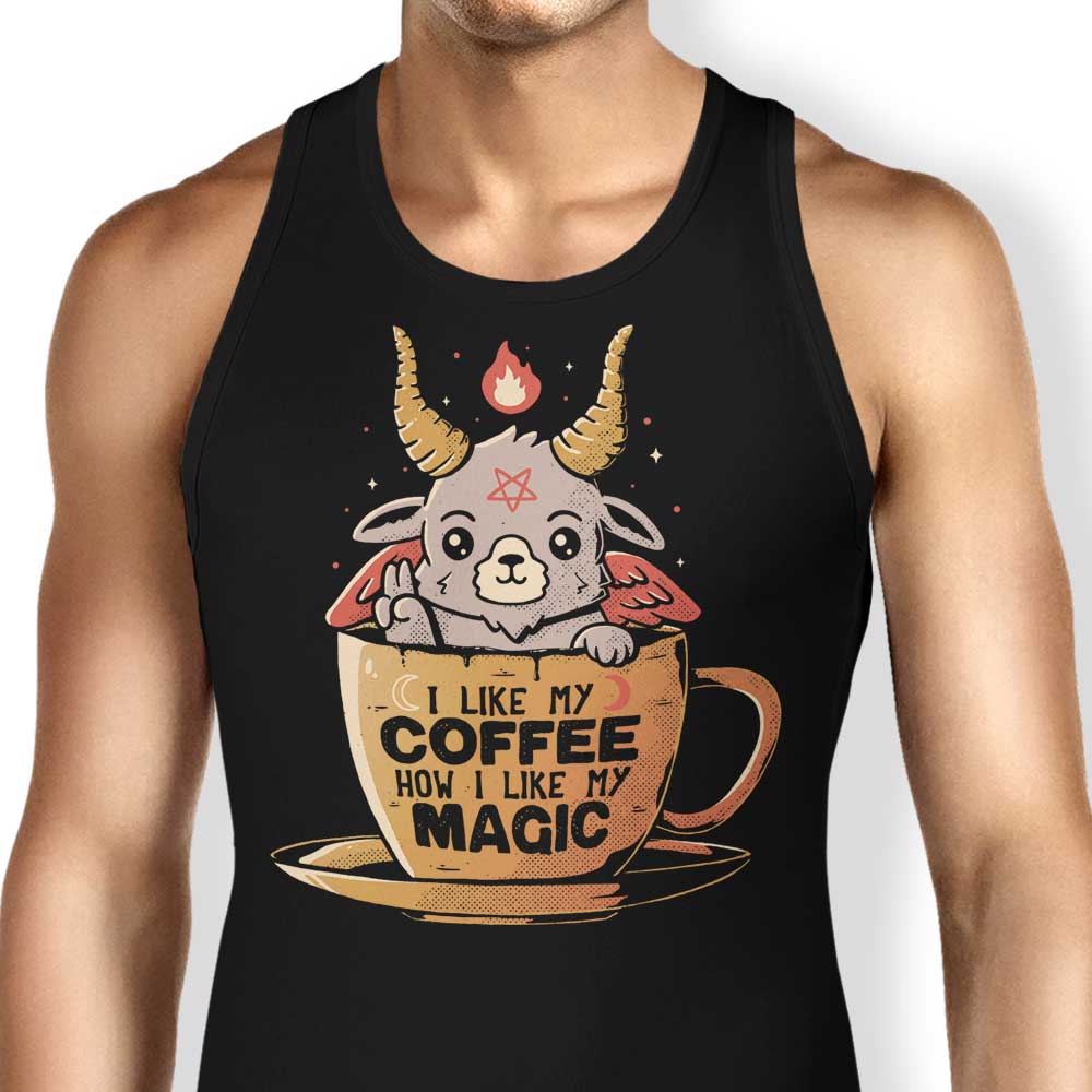 Black Coffee Tank Top - Adult & Kids T-Shirts, Sweatshirts & Hoodies apparel design preview 1