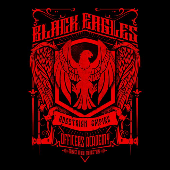 Black Eagles Officer Women's Apparel - Adult & Kids T-Shirts, Sweatshirts & Hoodies apparel design preview 2
