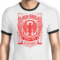 Black Eagles Officer Ringer - Adult & Kids T-Shirts, Sweatshirts & Hoodies apparel design preview 1