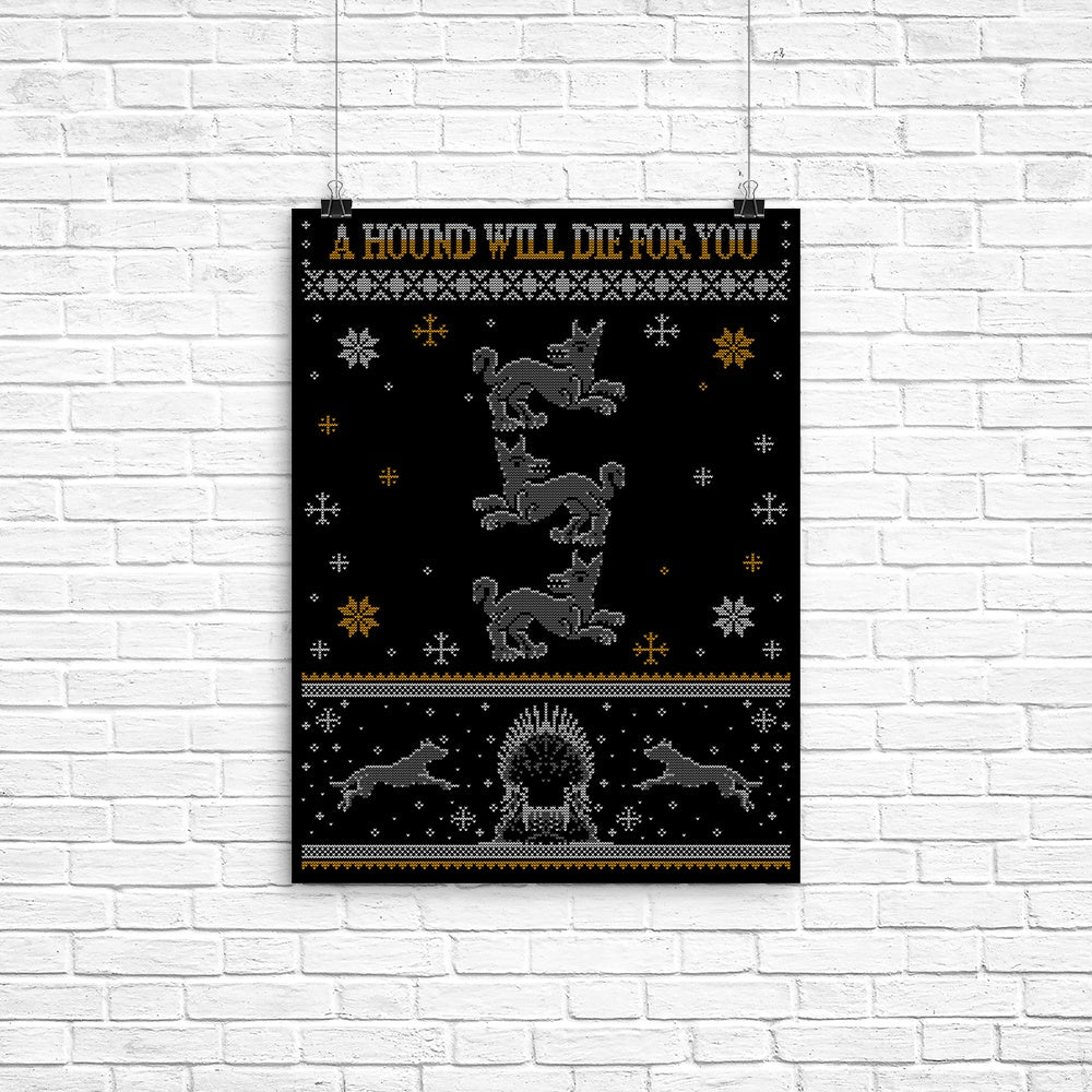 Black Hounds Sweater Poster - Adult & Kids T-Shirts, Sweatshirts & Hoodies apparel design preview 1