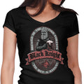 Black Knight Stout Women's V-Neck - Adult & Kids T-Shirts, Sweatshirts & Hoodies apparel design preview 1