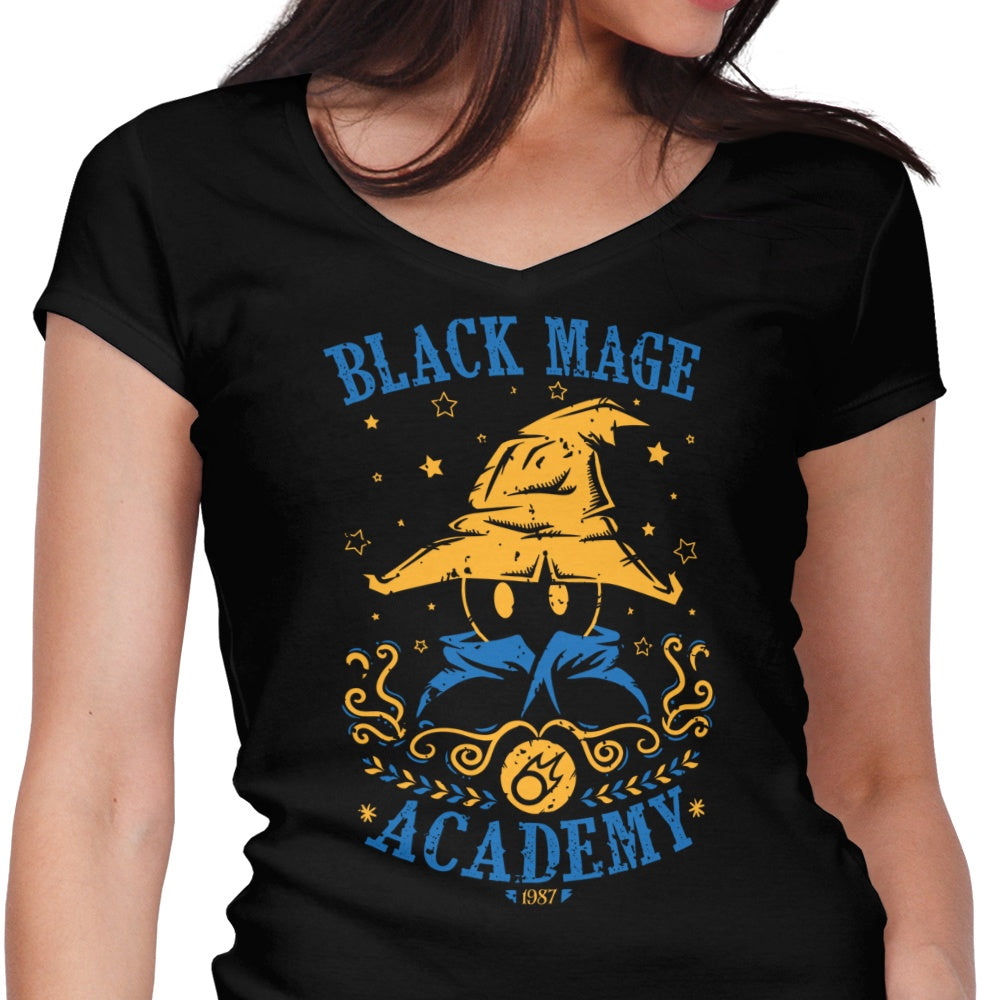 Black Mage Academy Women's V-Neck - Adult & Kids T-Shirts, Sweatshirts & Hoodies apparel design preview 1