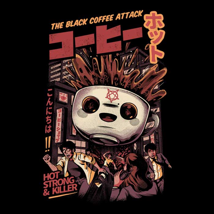 Black Magic Coffee - Adult & Kids T-Shirts, Sweatshirts & Hoodies apparel design preview 2