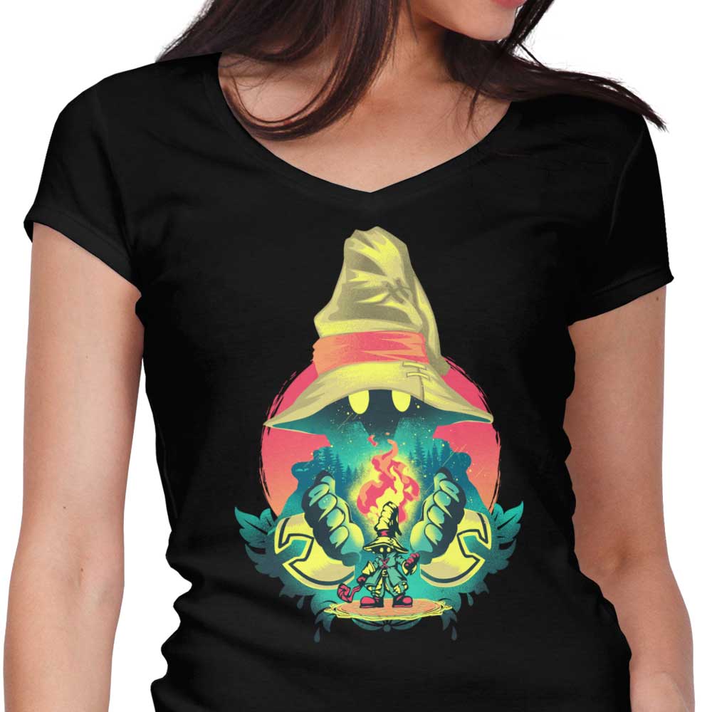 Black Magic Legend Women's V-Neck - Adult & Kids T-Shirts, Sweatshirts & Hoodies apparel design preview 1