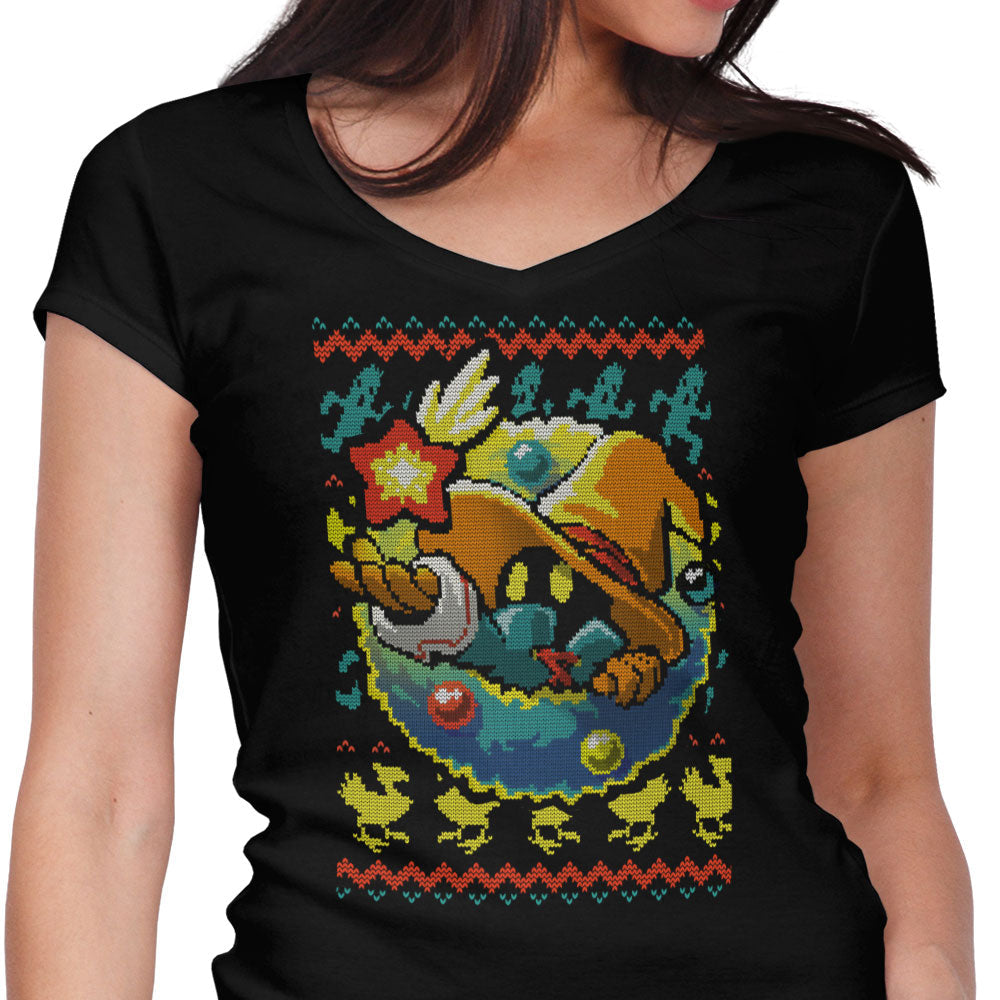 Black Magic Sweater Women's V-Neck - Adult & Kids T-Shirts, Sweatshirts & Hoodies apparel design preview 1
