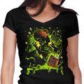 Black Magic Witch Women's V-Neck - Adult & Kids T-Shirts, Sweatshirts & Hoodies apparel design preview 1
