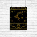 Black Stag Sweater Poster - Adult & Kids T-Shirts, Sweatshirts & Hoodies apparel design preview 1