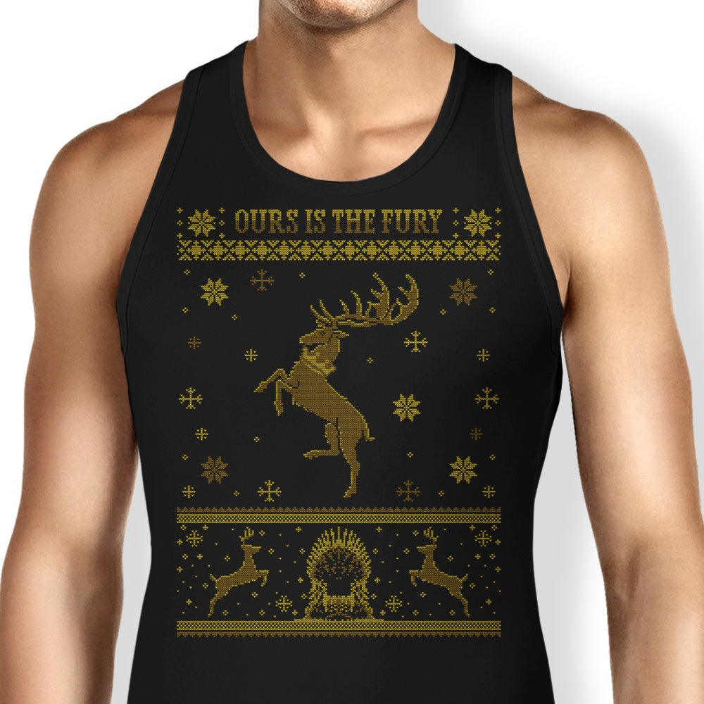 Black Stag Sweater Tank Top - Adult & Kids T-Shirts, Sweatshirts & Hoodies apparel design preview 1