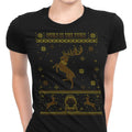 Black Stag Sweater Women's Apparel - Adult & Kids T-Shirts, Sweatshirts & Hoodies apparel design preview 1