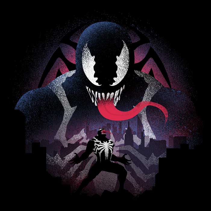 Black Symbiote - Adult & Kids T-Shirts, Sweatshirts & Hoodies apparel design preview 2