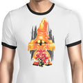 Black Wizard Ringer - Adult & Kids T-Shirts, Sweatshirts & Hoodies apparel design preview 1