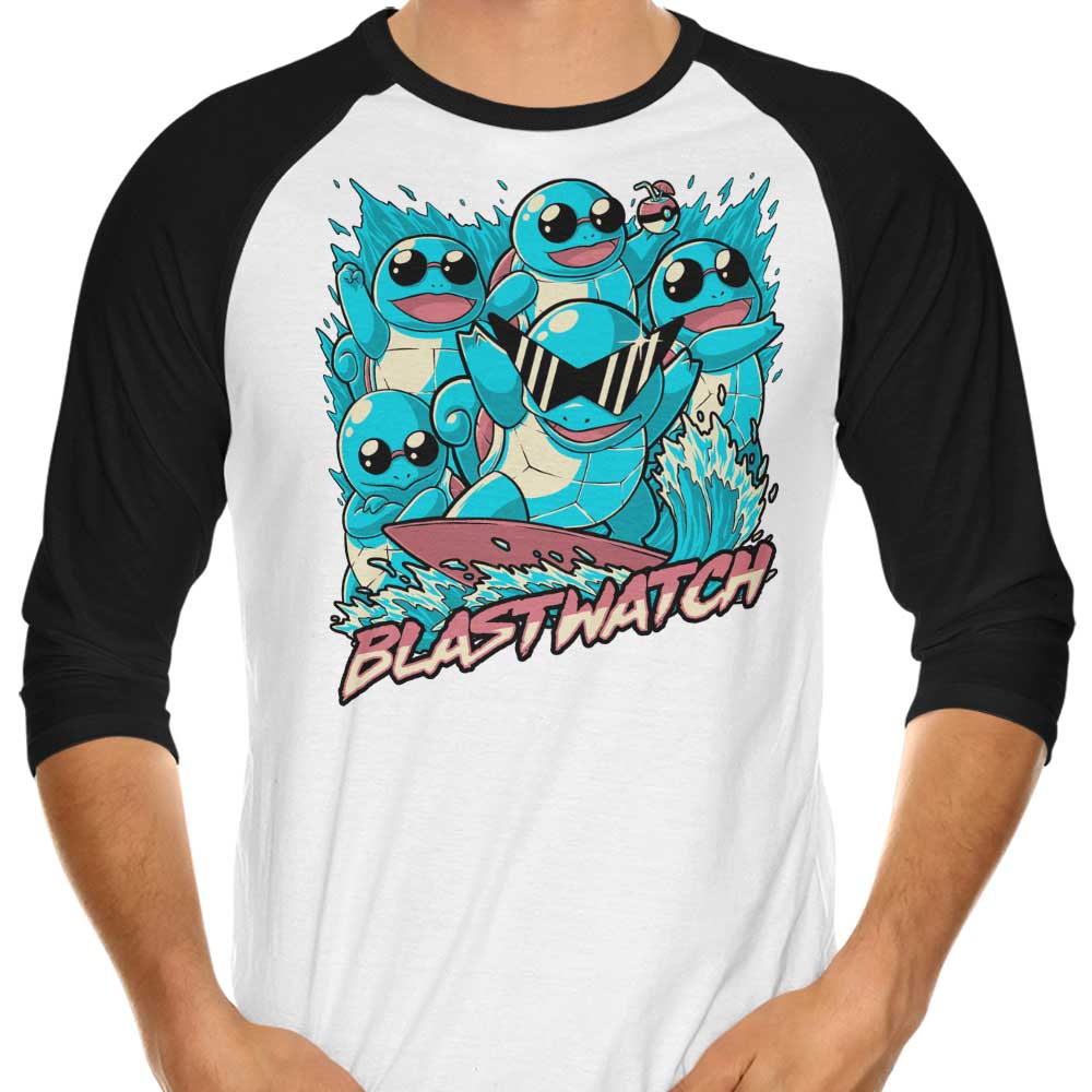 Blastwatch 3/4 Sleeve Raglan - Adult & Kids T-Shirts, Sweatshirts & Hoodies apparel design preview 1