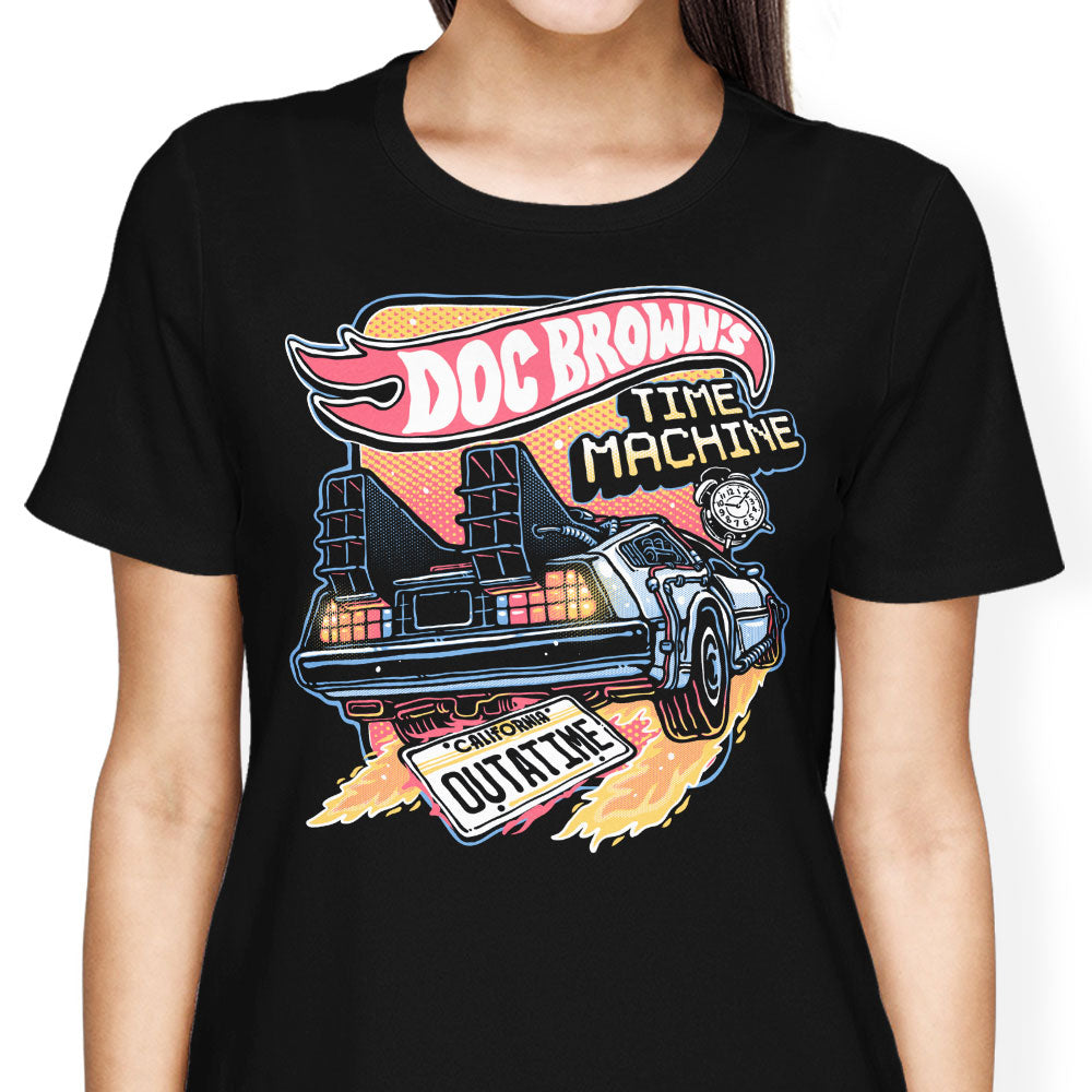 Blazing Time Machine Women's Apparel - Adult & Kids T-Shirts, Sweatshirts & Hoodies apparel design preview 1