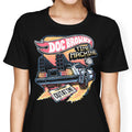 Blazing Time Machine Women's Apparel - Adult & Kids T-Shirts, Sweatshirts & Hoodies apparel design preview 1