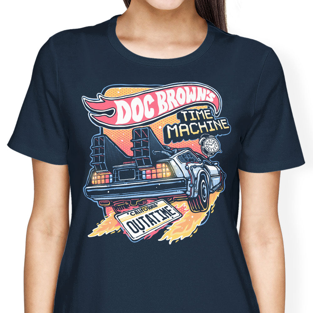 Blazing Time Machine Women's Apparel - Adult & Kids T-Shirts, Sweatshirts & Hoodies apparel design preview 2