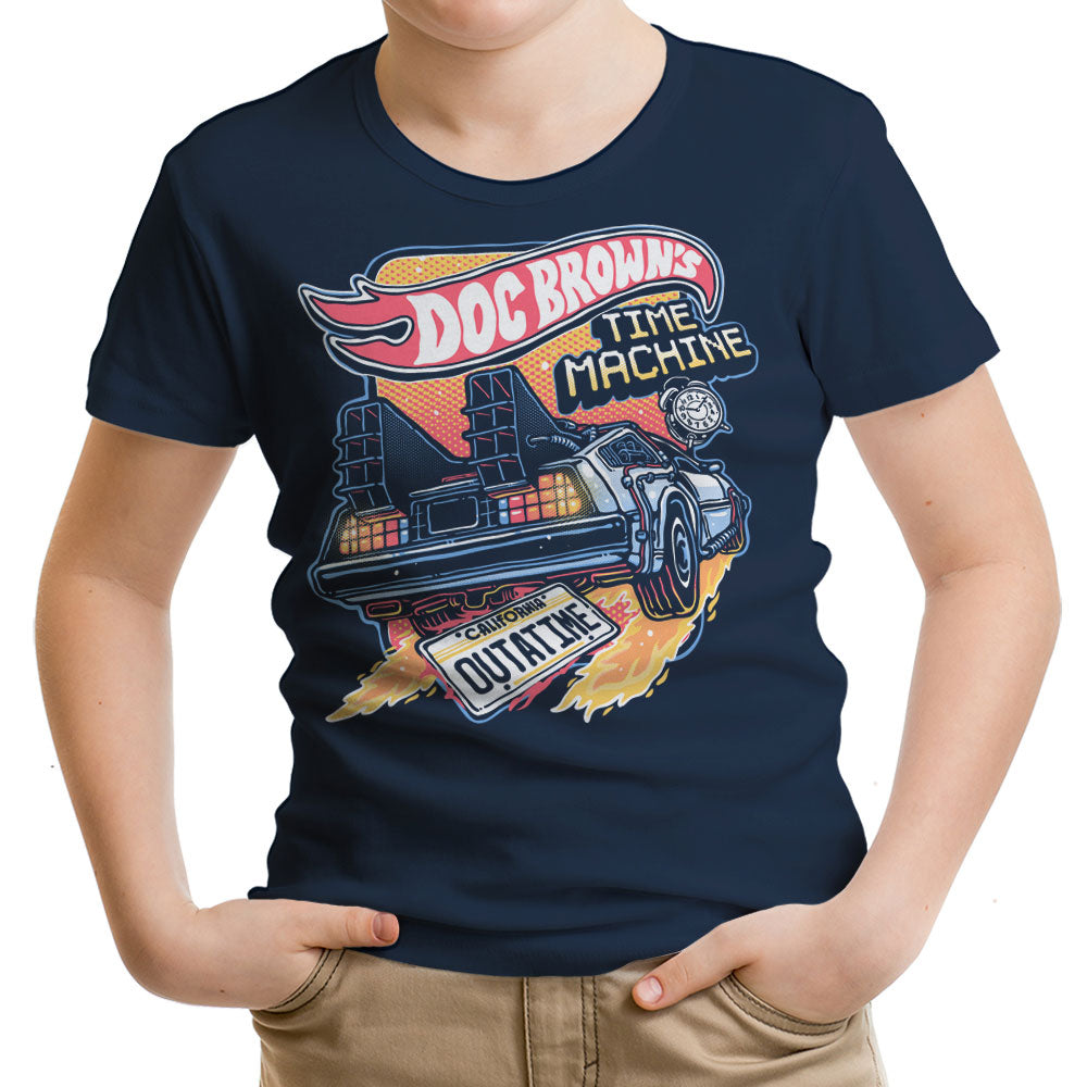 Blazing Time Machine Youth Apparel - Adult & Kids T-Shirts, Sweatshirts & Hoodies apparel design preview 2