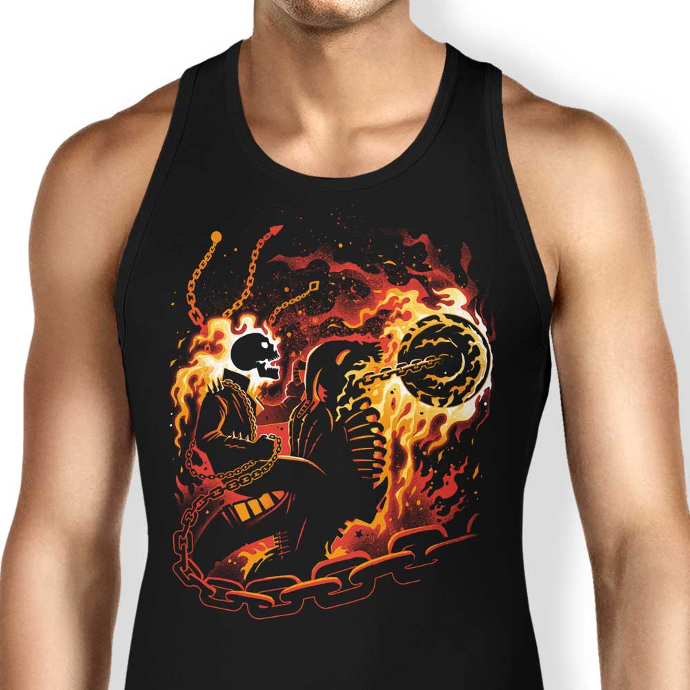 Blazing Vengeance Tank Top - Adult & Kids T-Shirts, Sweatshirts & Hoodies apparel design preview 1