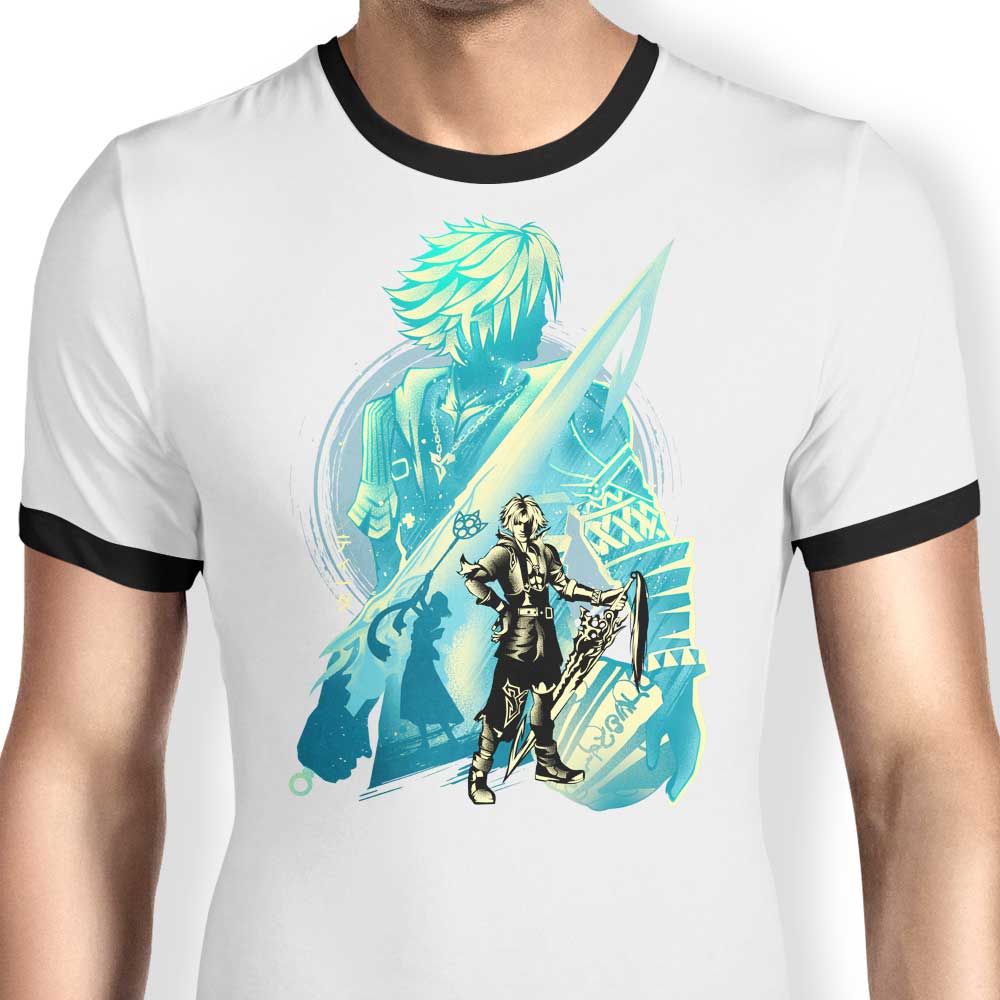 Blitzball Fantasy Ringer - Adult & Kids T-Shirts, Sweatshirts & Hoodies apparel design preview 1
