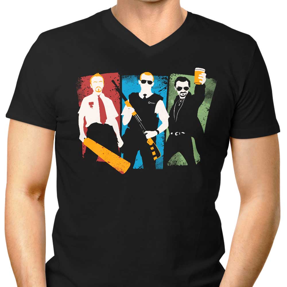Blood and Ice Cream Men's V-Neck - Adult & Kids T-Shirts, Sweatshirts & Hoodies apparel design preview 1
